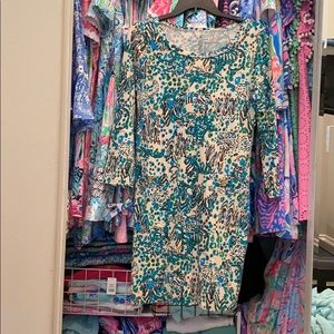 Lilly Pulitzer Corine Sea Oat Escapades Everglades